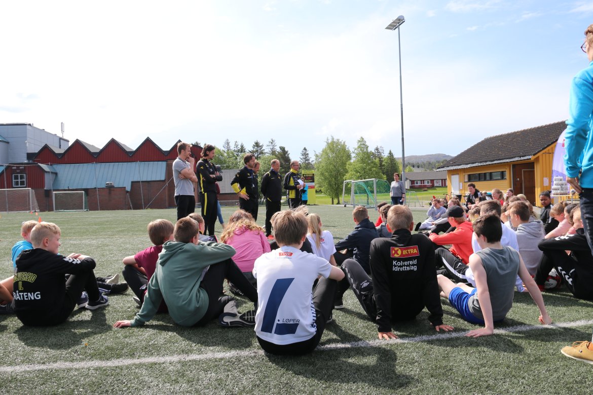 Fotballaktivitet i Bindal og Kolvereid.