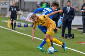 Ulrik Saltnes under kampen mellom  Bodø/Glimt og Sandefjord.