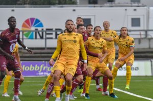 Venter på corner. Bodø/Glimt mot Kristiansund.