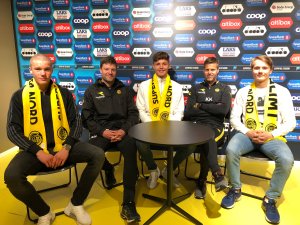 Casper Øyvann (18), Aasmund Bjørkan, Andreas van der Spa (19), Kjetil Knutsen, Adrian Skindlo (19).