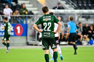 Ole Amund Sveen under bortekampen mot Odd i 2019. Action Now.