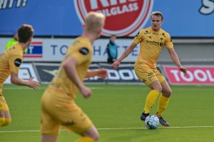 Marius Lode under kampen mot Brann på Aspmyra 2019. 