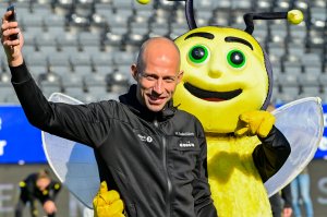 Jonas Kolstad og Putte på Åpen dag.