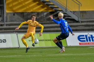 Håkon Evjen ble byttet innpå i andre omgang.