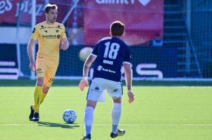 Brede Moe under kampen mot Strømsgodset.