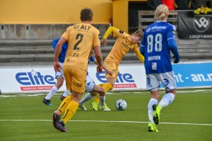 Jens Petter Hauge kom ut under andre omgang av kampen mot Sarpsborg 08.