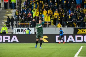 Kaptein Ricardo Friedrich under kampen mot Rosenborg. 