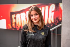 Mathea Theting er klar for to nye år i Glimt. 
