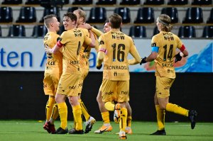 A-laget i kampen mot Rosenborg på Aspmyra i 2020. Bodø/Glimt. 
