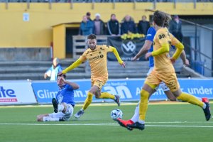 Philip Zinckernagel i kampen mot Molde på Aspmyra i 2019.