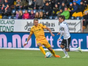 Marius Lode mot Rosenborg.