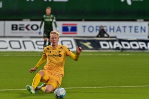 Vegard Bergan i kampen mot Stabæk. 