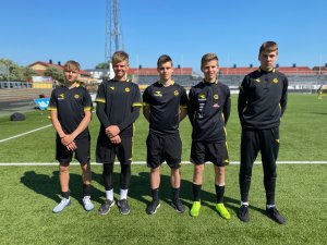 Cassander Krane Dreyer, Alexander Van Der Spa, Magnus Brøndbo, Andreas Rædergård Schjelderup og Sondre J. Solhaug. 