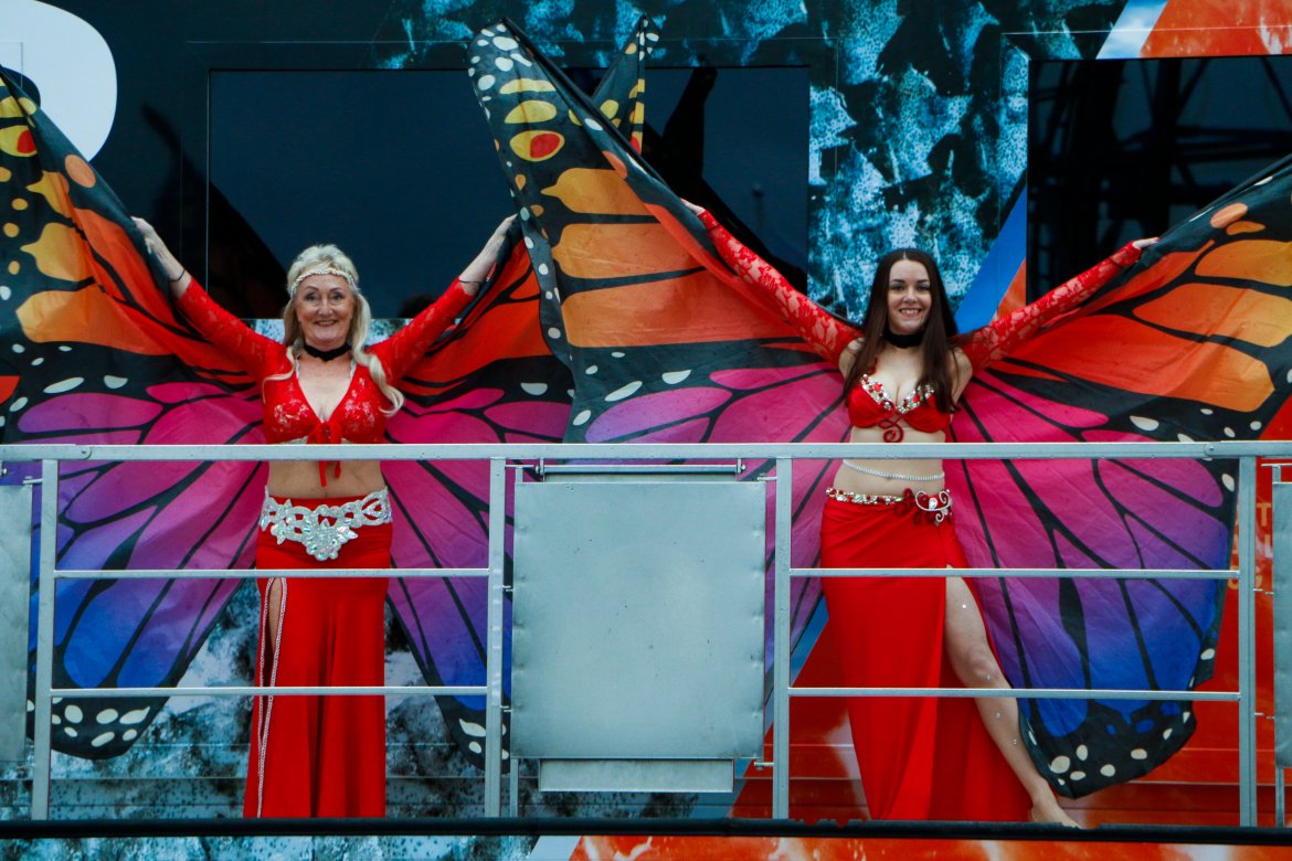 Dans Fauske underholdt med forskjellig dans.