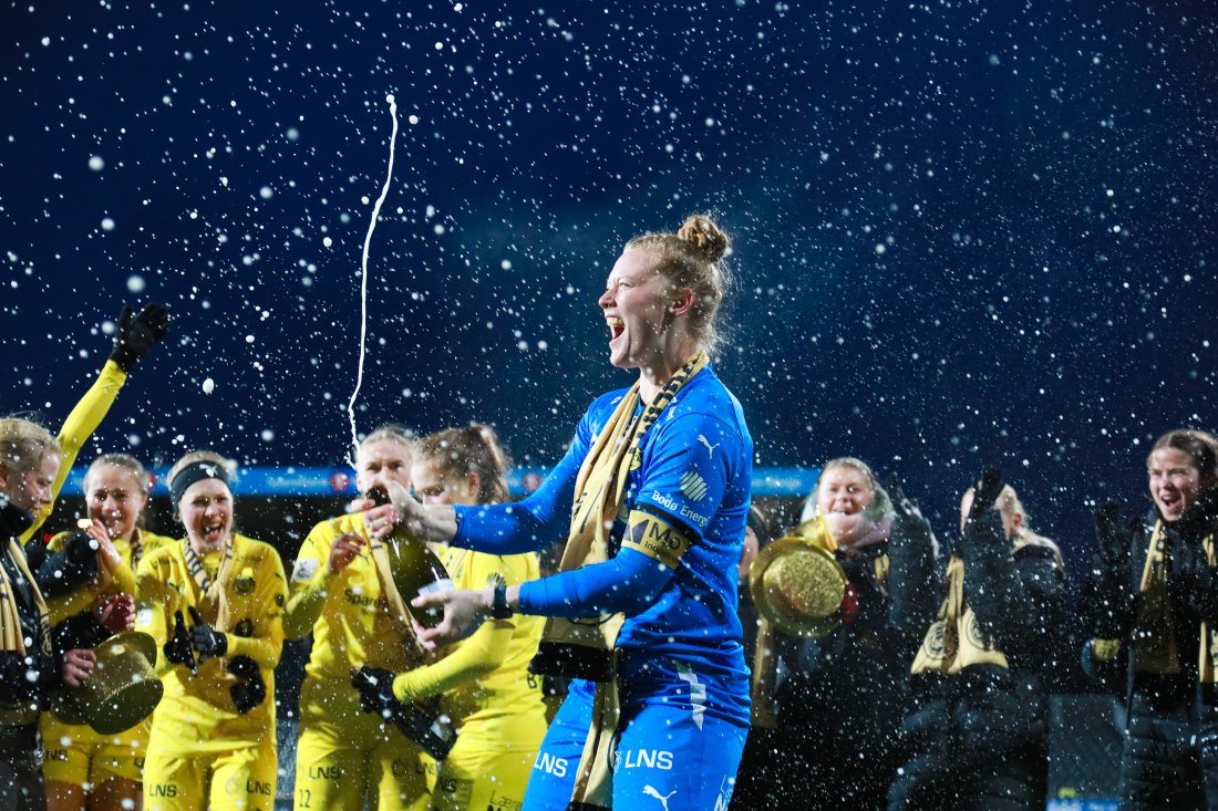 Aubrei Corder ble den store helten da Glimt rykket opp til Toppserien i 2024.
