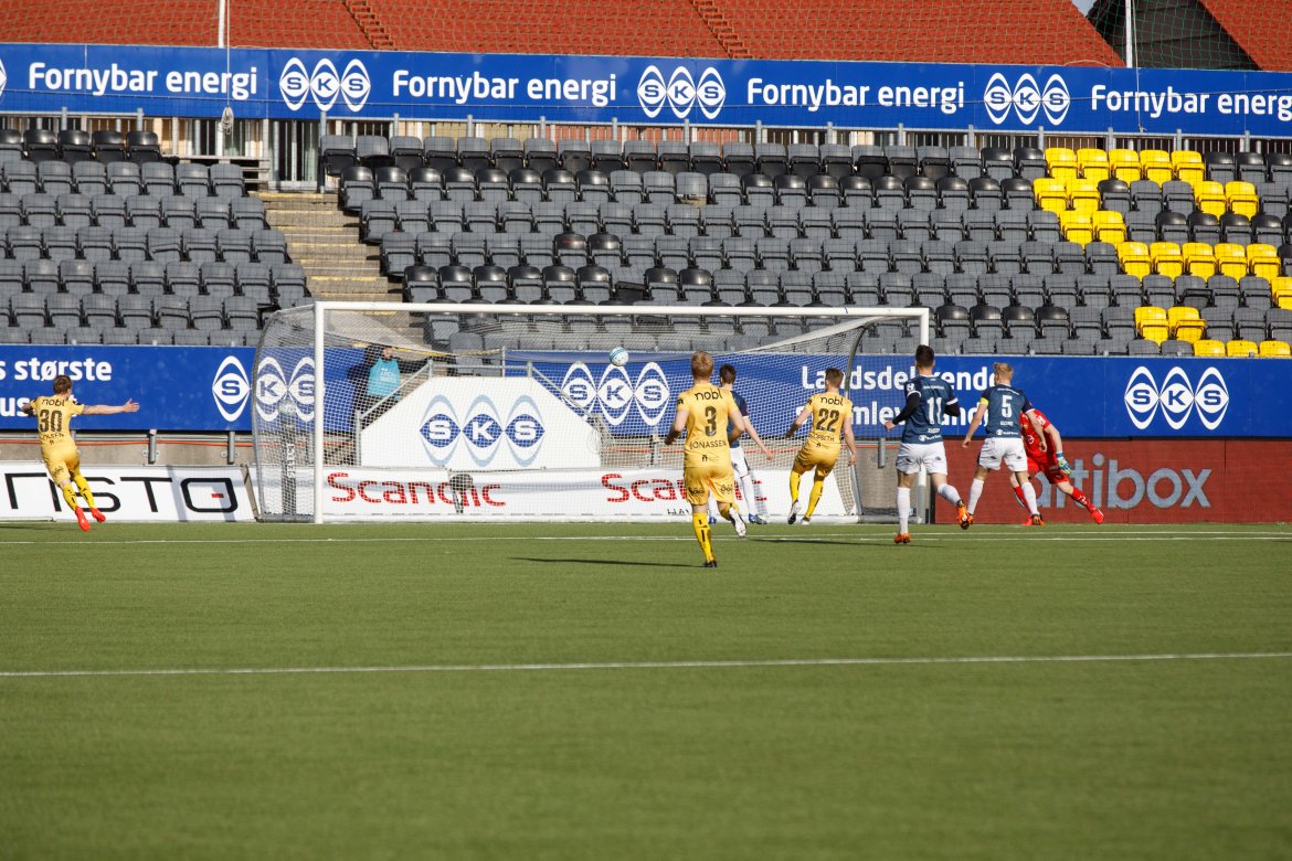 Første mål satt av Kristian Fardal Opseth.