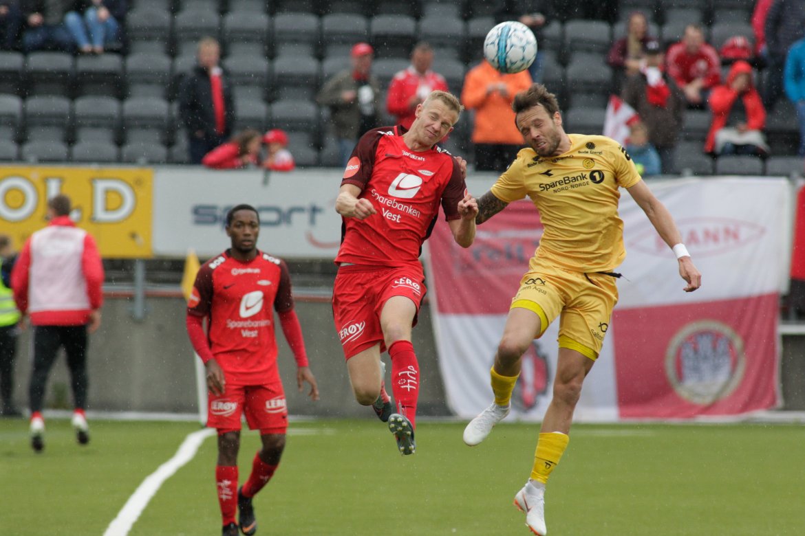 José Ángel under Eliteseriekampen mellom Bodø/Glimt og Brann på Aspmyra stadion. Kampen endte 2-2.
