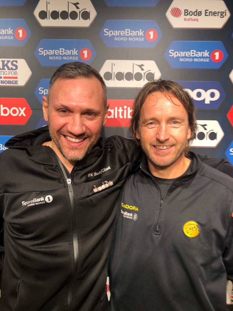 Thiago Martins og Stig Johansen.