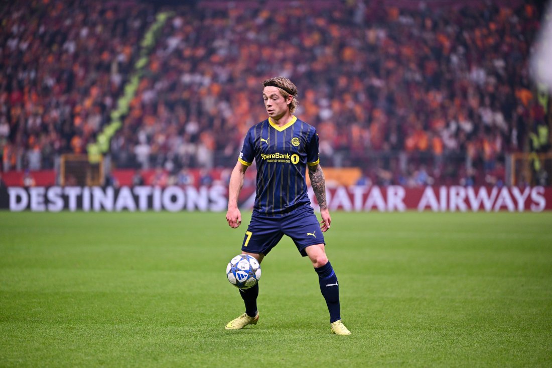 Bodø/Glimt spilte i andredrakten sin borte mot Galatasaray. Onsdag spiller Glimt i tredjedrakten i Dortmund.