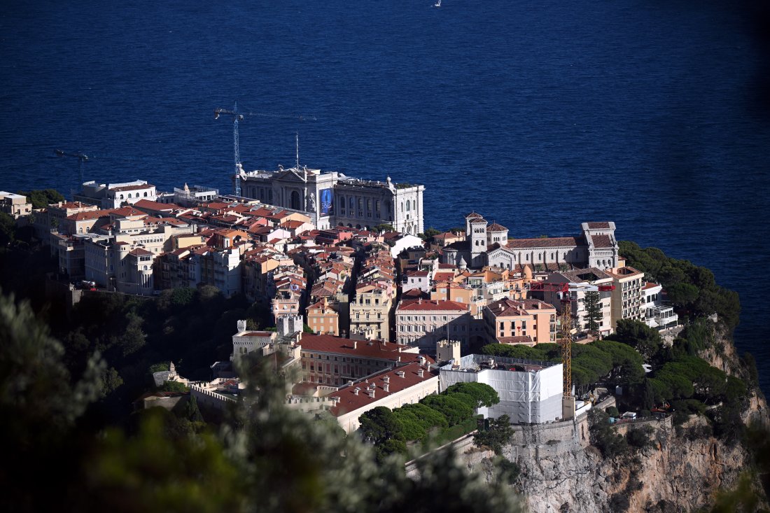 Monacos klippe. (Photo by Mattia Ozbot - UEFA/UEFA via Getty Images)