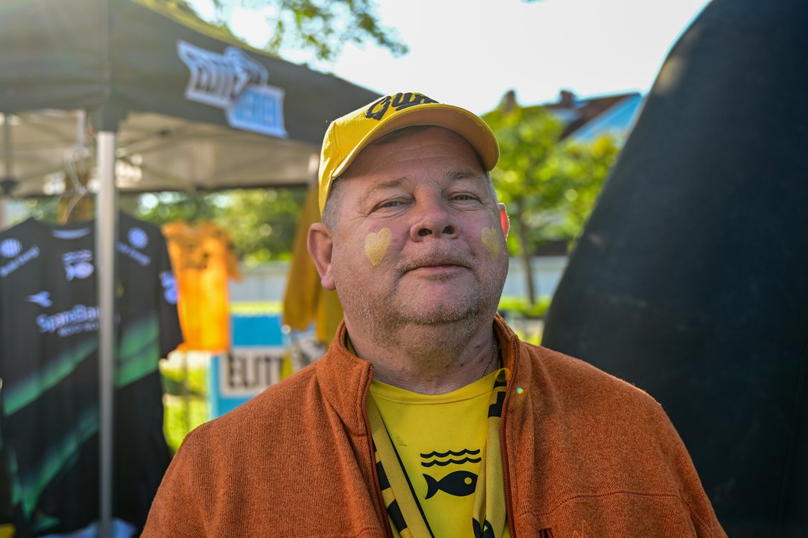 Fanzone før Molde-kampen på Aspmyra 2022. Fanzone+. Supporter.
