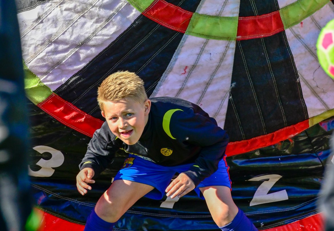 Fotballdart på Åpen dag.