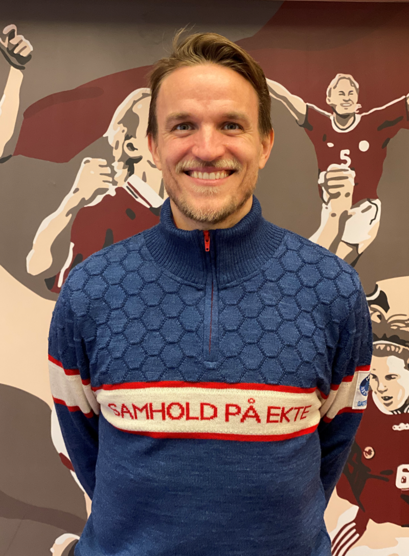 Prosjektleder Giæver fra Fotballstiftelsen