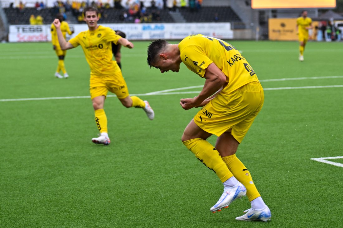 Oscar Kapskarmo noterte seg for scoring hjemme mot RFS i kvalifiseringen mot Champions League i fjor.