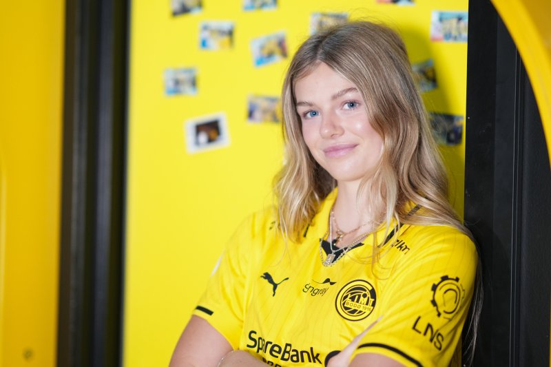 Sarah gleder seg til et europeisk eventyr. Foto: Rune Larsen