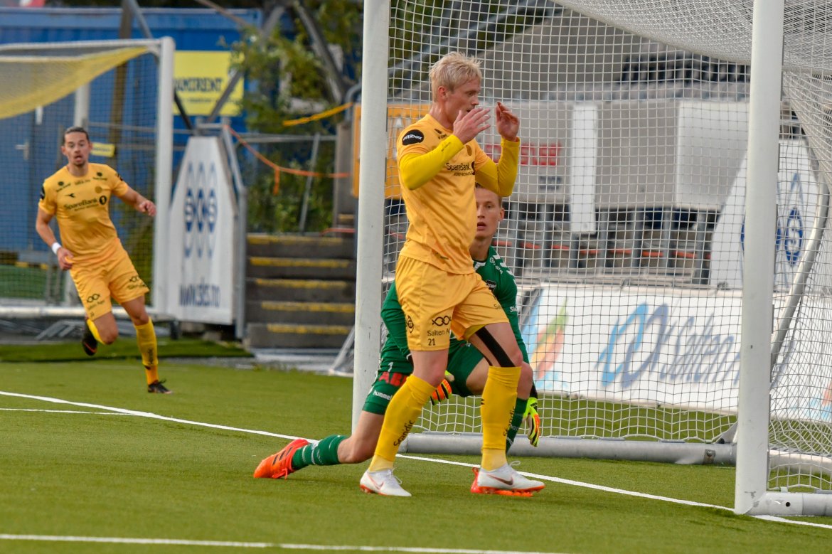 Geir André Herrem under kampen mellom Bodø/Glimt og Odd.