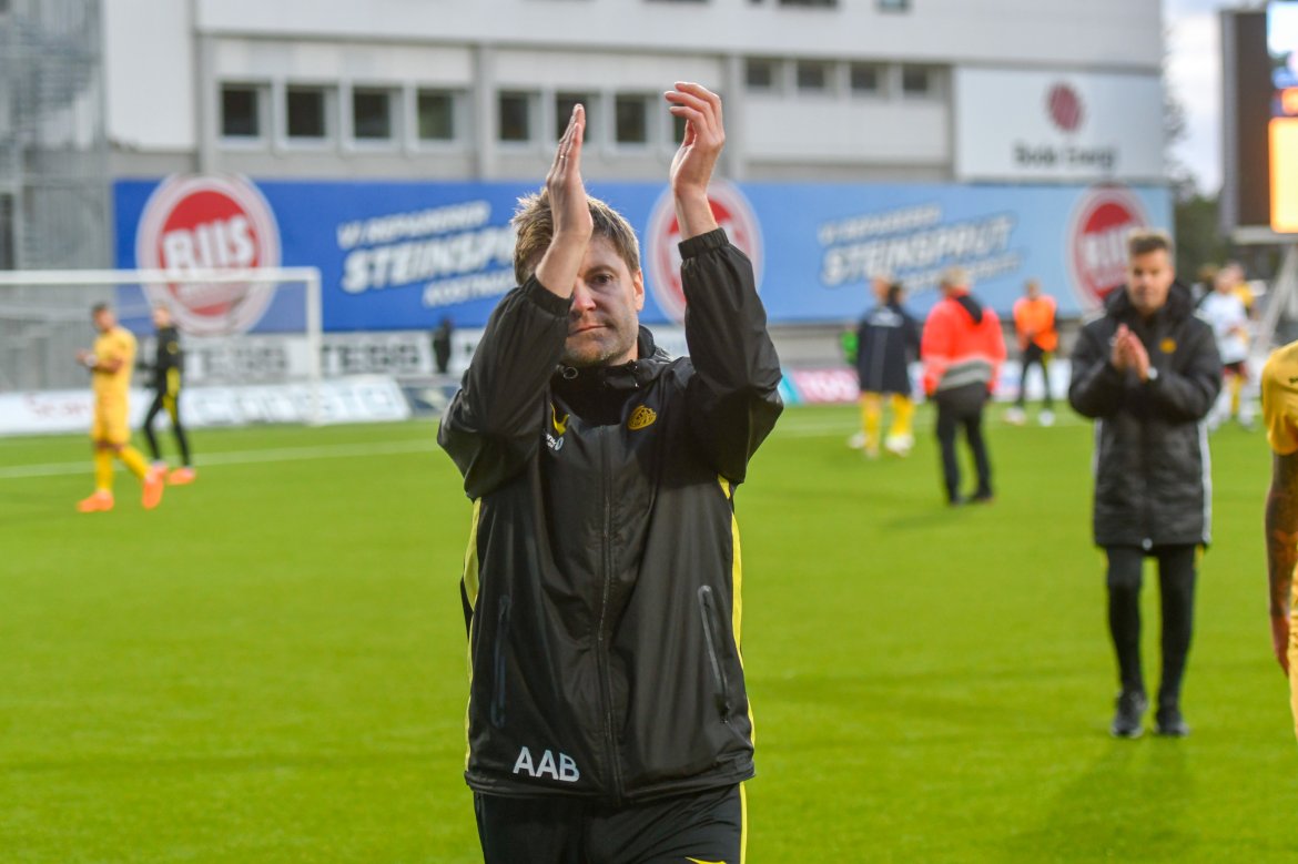 Aasmund Bjørkan etter uavgjort på Aspmyra mellom Bodø/Glimt og Odd.