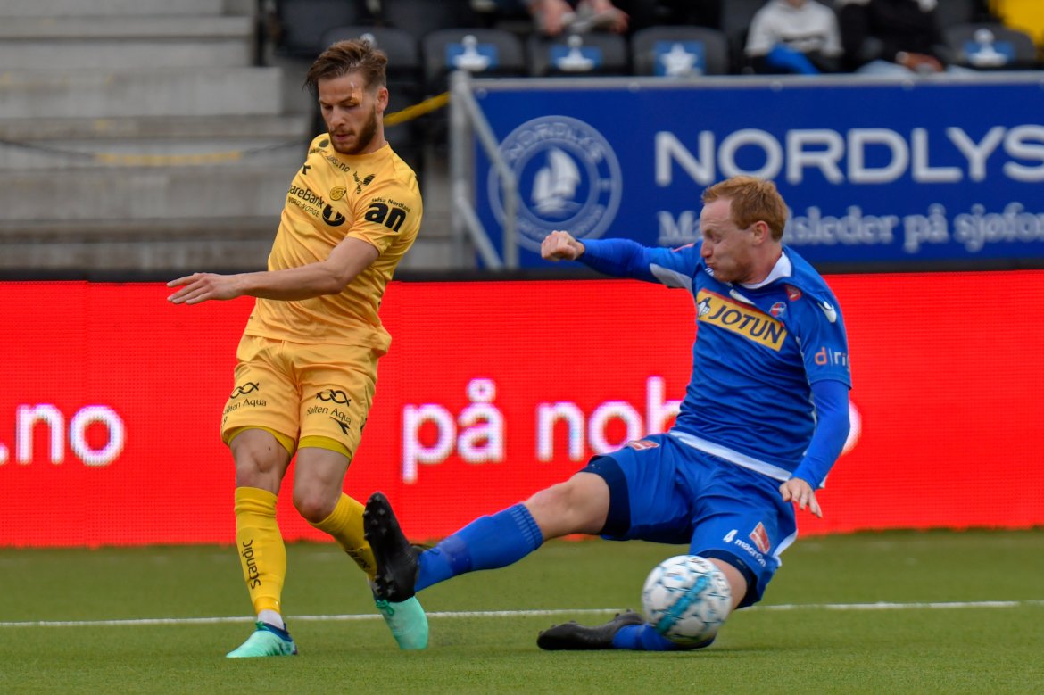 Philip Zinckernagel under kampen mot Sandefjord.