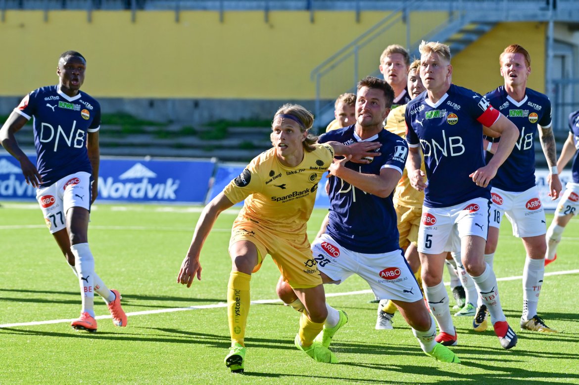 Bodø/Glimt mot Strømsgodset på Aspmyra. 