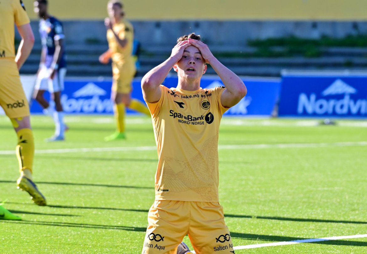 Håkon Evjen under kampen mot Strømsgodset. 