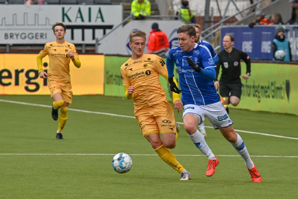 Erlend Dahl Reitan under kampen mot Sarpsborg 08.