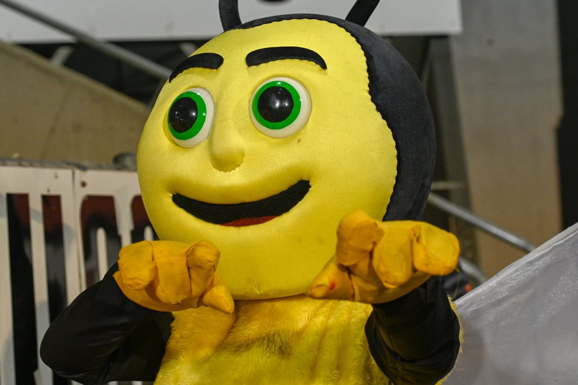 Putte var i godt humør under kampen mot Rosenborg. 