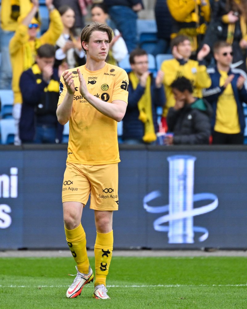 En skuffet Marius Høibråten takket publikum for oppmøtet i finalen. Foto: Kent Even Grundstad