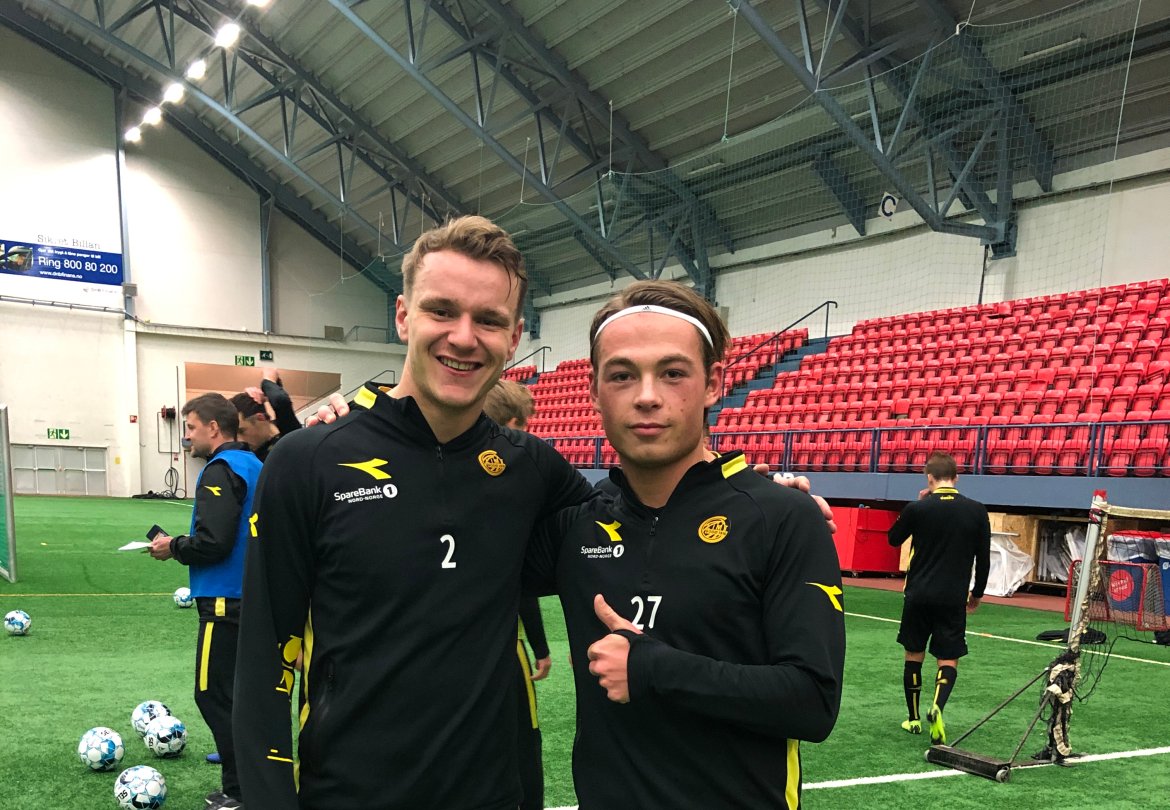 Marius Lode og Patrick Berg i Nordlandshallen