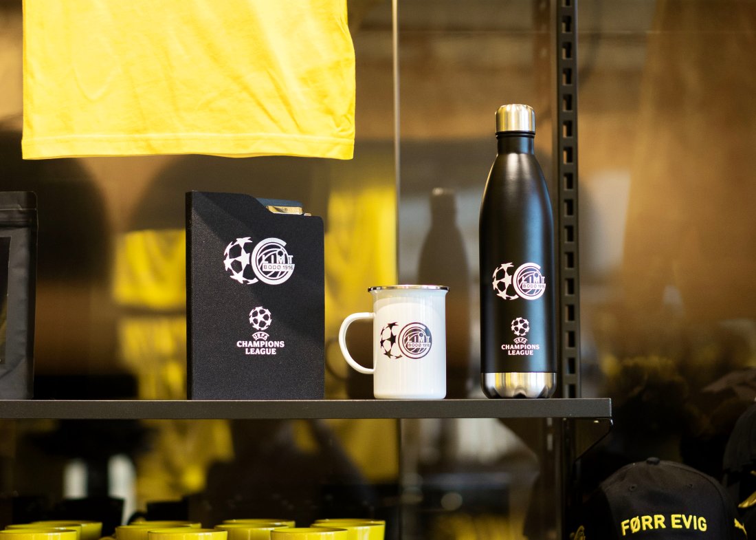 Nye produkter som skal inn i butikken på Gardermoen.